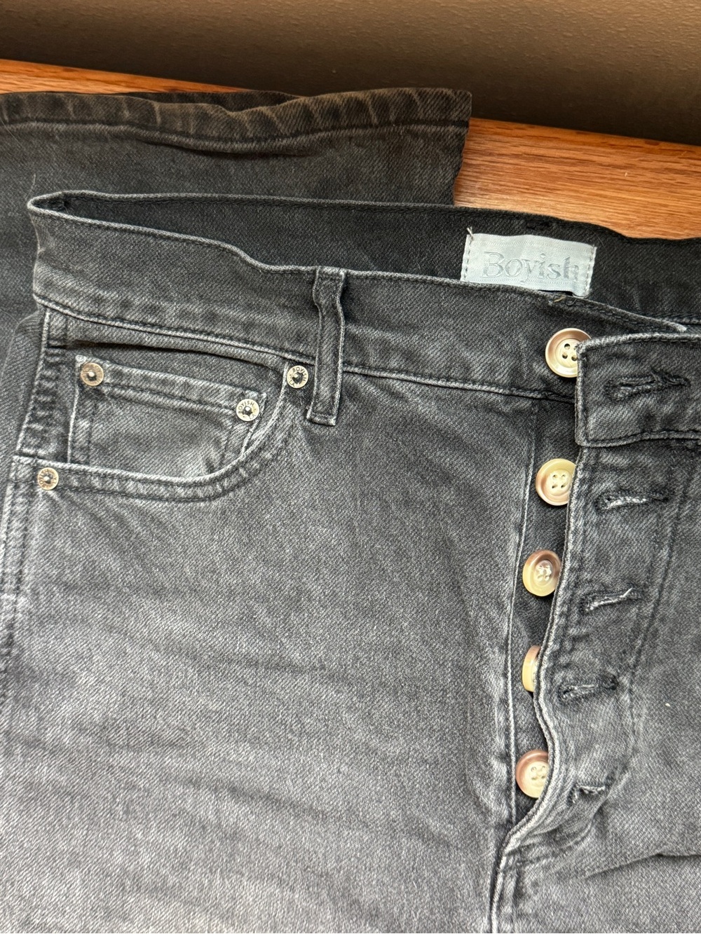 Boyish The Ricky Black Denim size 28